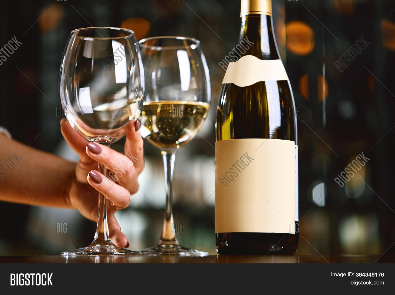 Serving Glasses Wine Image & Photo (Free Trial) Bigstock