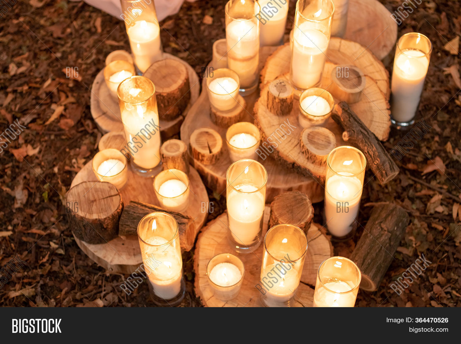 Many Candles Stand On Image & Photo (Free Trial) Bigstock