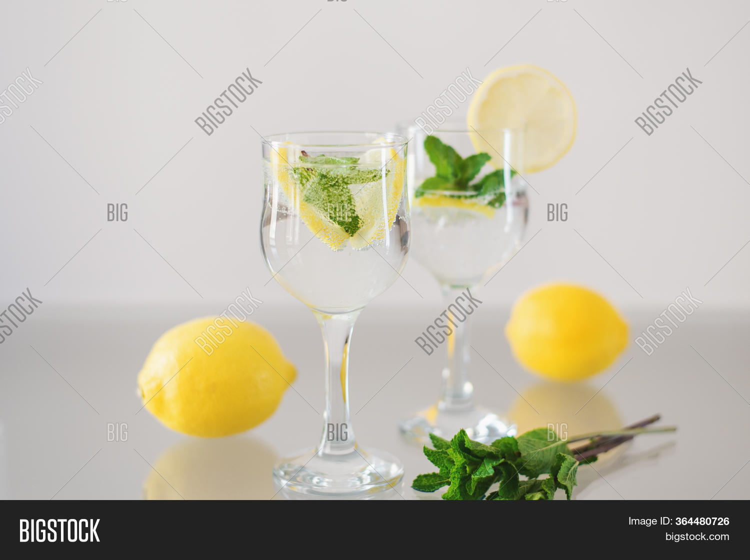 Lemon Mint Lemonade. Image & Photo (Free Trial) Bigstock