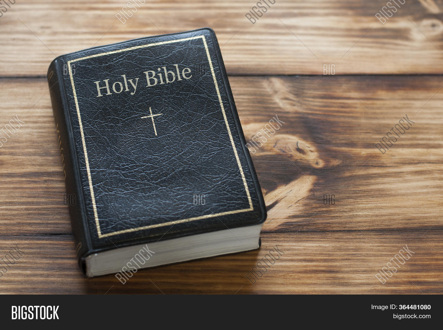 Bible On Wooden Table Image & Photo (Free Trial) Bigstock