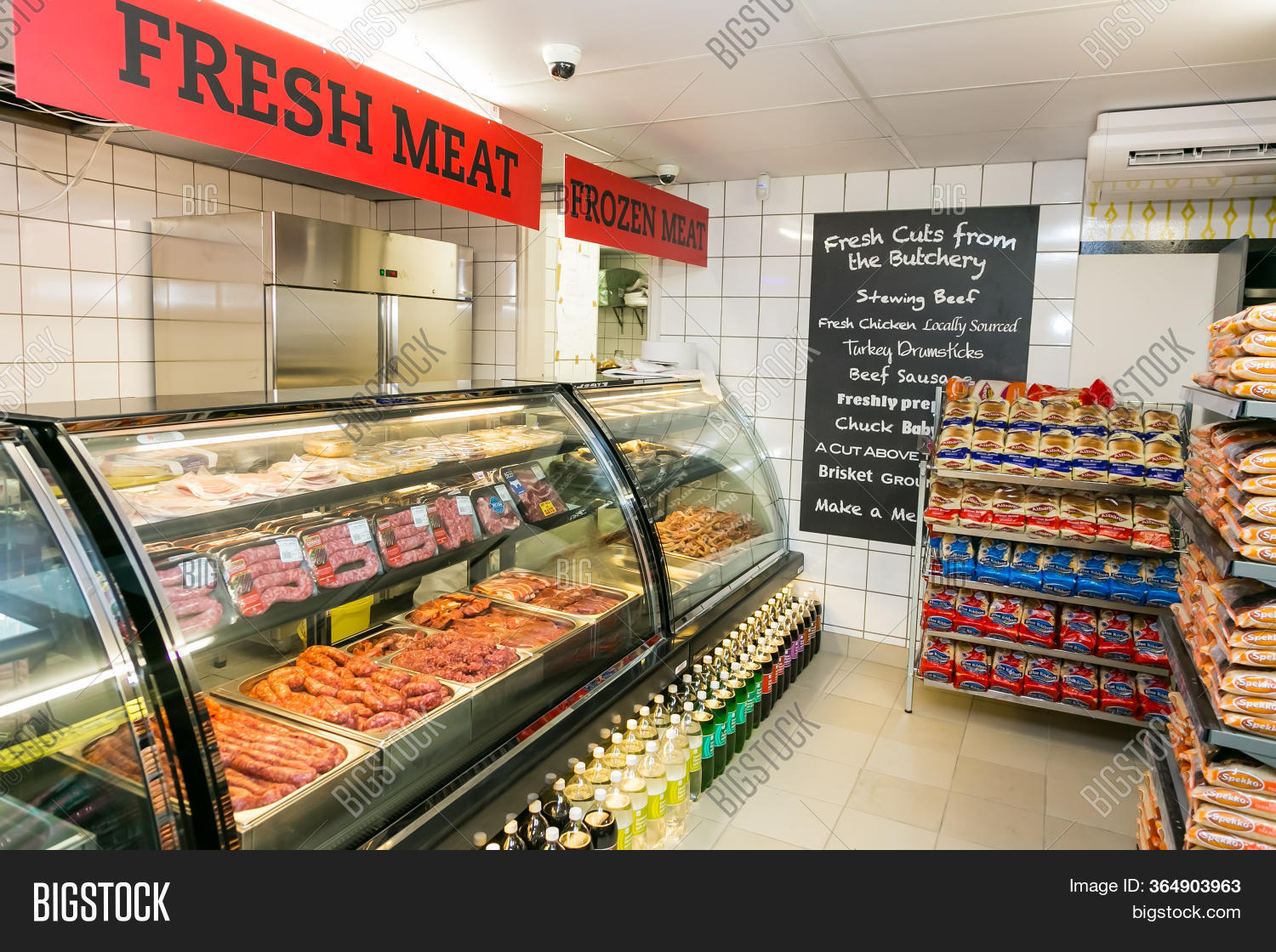 Fully Stocked Butchery Image & Photo (Free Trial) | Bigstock