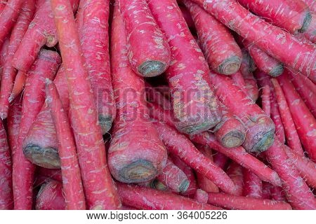 Carrot, Daucus Carota , Is A Root Vegetable, Usually Orange In Colour, A Domesticated Form Of The Wi