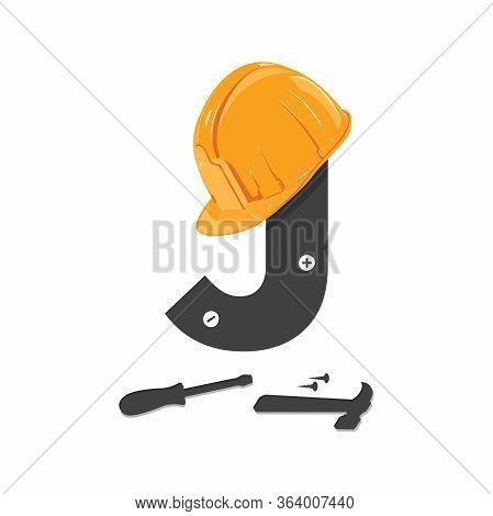 Bold And Strong Logo Design Initial J For Industry Related Construction.