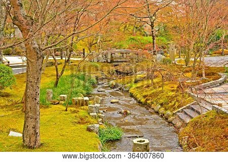 Kyoto, Jp - April 10 - Eikando Zenrinji Lake On April 10, 2017 In Kyoto, Japan. Eikando Formally Kno