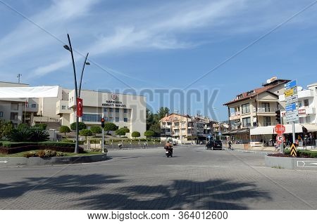 Marmaris,turkey - November 2, 2019:yunus Nadi Street In The Sea City Of Marmaris. Turkey