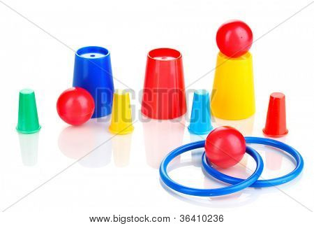 Tryllekunstner sæt isolerede hvid