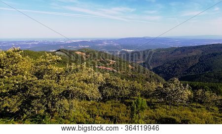 Beautiful Landscape Of Gondramaz In Mirando Do Corvo, Portugal