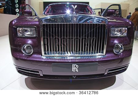 Ginevra - 8 marzo: La Rolls Royce Phantom spirito in esposizione presso la 81a International Motor Show Pal