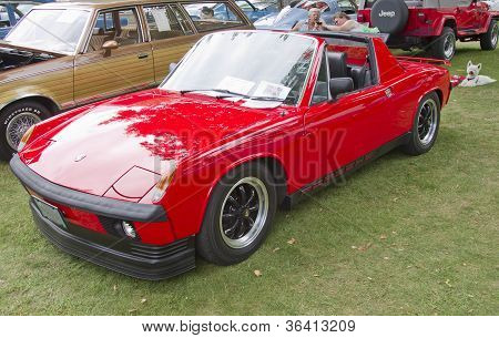 1974 Porsche 914 rot