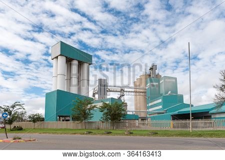 Harrismith, South Africa - March 16, 2020: Grain Silos In Harrismith In The Free State Province