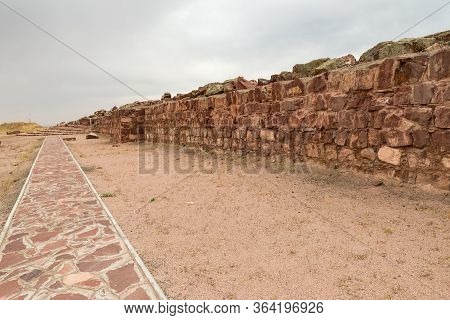 Akyrtas Palace Complex In Kazakhstan. The Architectural And Archaeological Complex Akyrtas.