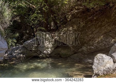 Elikonas Is The Most Ancient River In Pieria, And It Also Known As Vafiras Or Ourlias, Flows Among T