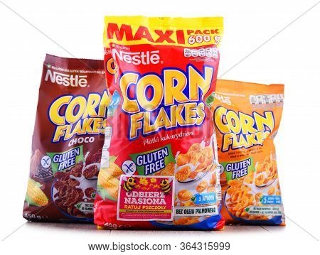 Packages Of Nestle Corn Flakes