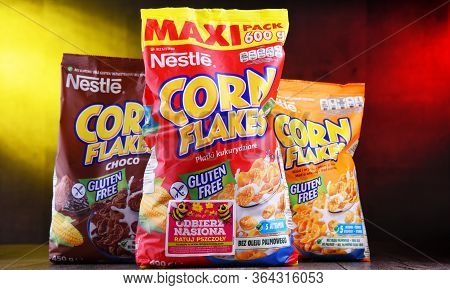 Packages Of Nestle Corn Flakes