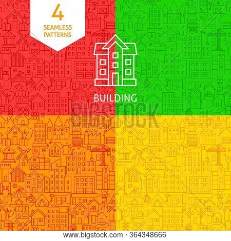 Line Drawing Patterns Building Line Building Vector & Photo (Free Trial) | Bigstock