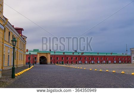 Saint Petersburg Mint In Peter And Paul Fortress Citadel On Zayachy Hare Island, Evening Dusk Twilig