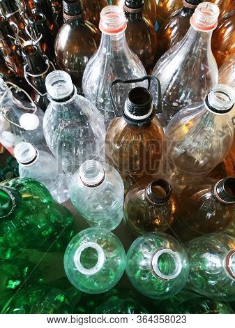 Waste Plastic Bottles And Other Types Of Plastic Waste At A Landfill. Photography: Vertical Recyclin
