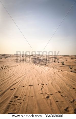Picture From Our Jeep Desert Safari. Amazing Day In Desert. Sand Is Everywhere, Amazing Weather.