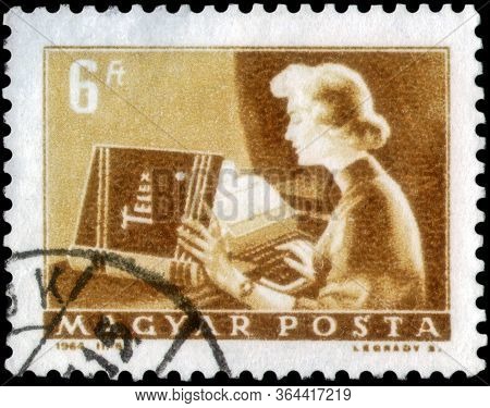 Saint Petersburg, Russia - April 30, 2020: Postage Stamp Printed In The Hungary With The Image Of Th