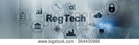 Regulatory Technology On Virtual Screen Mixed Media.