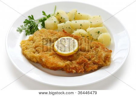 Wiener schnitzel, telecí kotlet, rakouská kuchyně