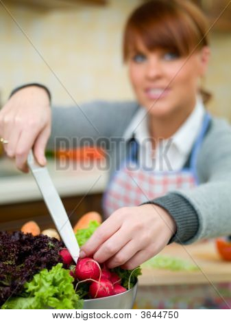 Mulher na cozinha