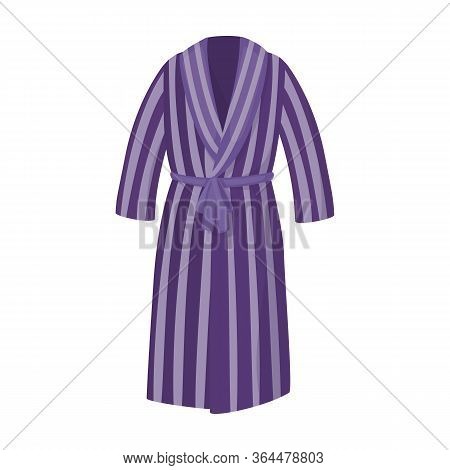 Bathrobe Vector Icon.cartoon Vector Icon Isolated On White Background Bathrobe.