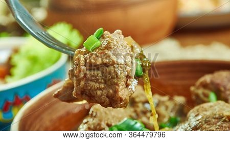 Siga Wot  - Spiced Beef Stew, Ethiopian And Eritrean Stew Or Curry