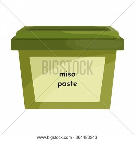 Paste Miso Vector Icon.cartoon Vector Icon Isolated On White Background Paste Miso.