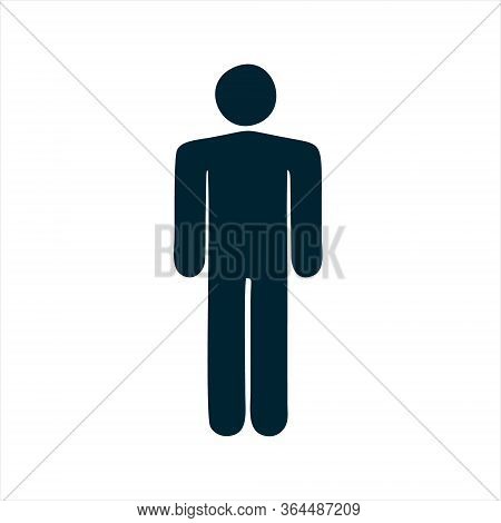 Man Walk Icon . Walking Man Vector Icon. People Walk Sign Illustration. Pedestrian Vector Sign Symbo
