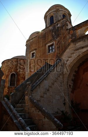 Monastery Of Agia Triada Tsangarolon Is A Greek Orthodox Monastery In The Akrotiri Peninsula In The 