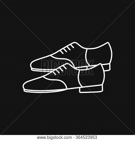 Oxfords Icon. Oxford Shoes Flat Vector Symbol, Sign, Illustration.