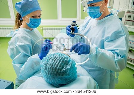 Endoscopic Sinus Surgery. Laser Vaporization Of Nasal Concha