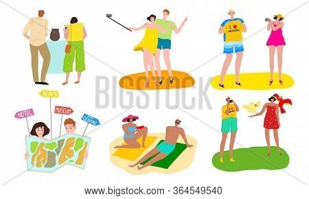 Young Couples Enjoying Travelling And Vacations During Homeymoon