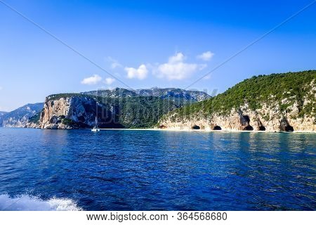 Cala Luna Beach In The Golf Of Orosei, Sardinia, Italy