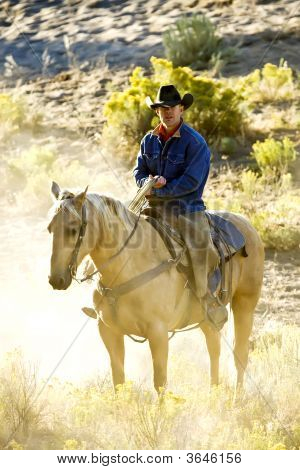 Cowboy de luz solar