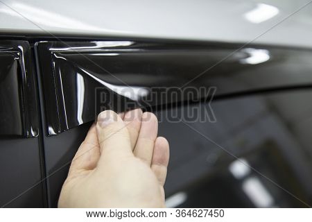 Deflectors For Side Windows Of The Car.car Accessory. Additional Equipment.