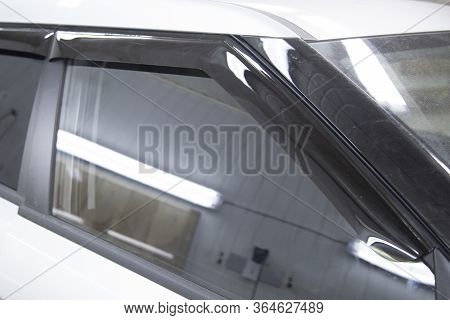 Deflectors For Side Windows Of The Car.car Accessory. Additional Equipment.
