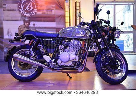 Pasig, Ph - March 9 - bristol Classic 400i Motorcycle At Ride Ph Motorcycle Show On March 9, 2019 In