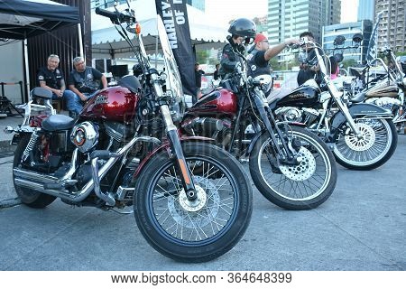 Pasig, Ph - March 9 - harley Davidson Motorcycle At Ride Ph Motorcycle Show On March 9, 2019 In Pasi