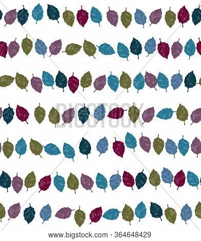 Elanance Floral Motif Pattern With Color Backgound