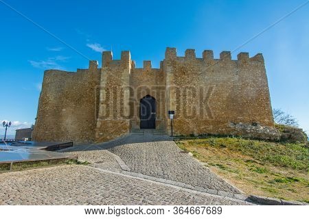 Sicilian Castles. Naro Medieval Castle. In  Italy