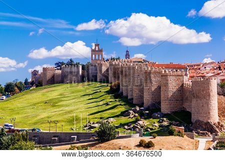 Old Town Of Avila, Spain - A Unesco World Heritage Site