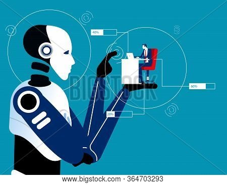 4Th Industrial Revolution. New Technology Concept, Artificial Intelligence