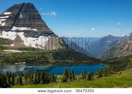 Versteckten See im Glacier Nationalpark, USA