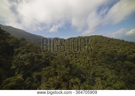 Da Nang, Vietnam - 16January 2020: Cable Car To Ba Na Hills Mountain Resort Sunworld, Touristic Comp