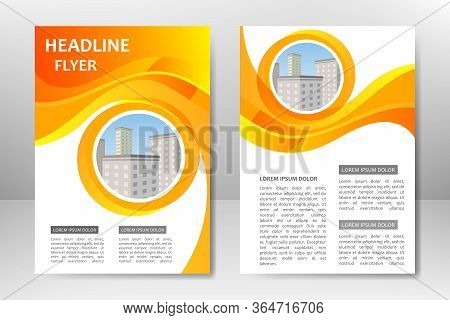 Vector Template Design For Business Brochure, Flyer, Poster, Booklet, Presentation, Annual Report, M