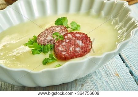 Potage Dubarry With Crisp Chorizo