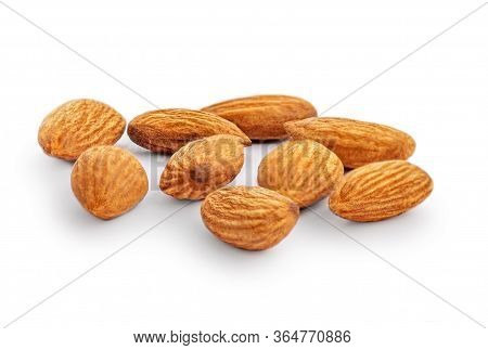 Almond Nuts Isolated Image & Photo (Free Trial) | Bigstock