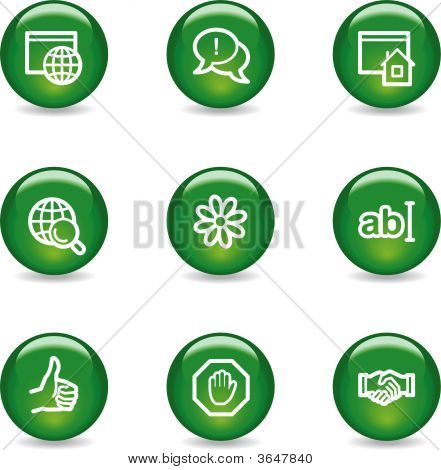 Internet comunicazione Web icone